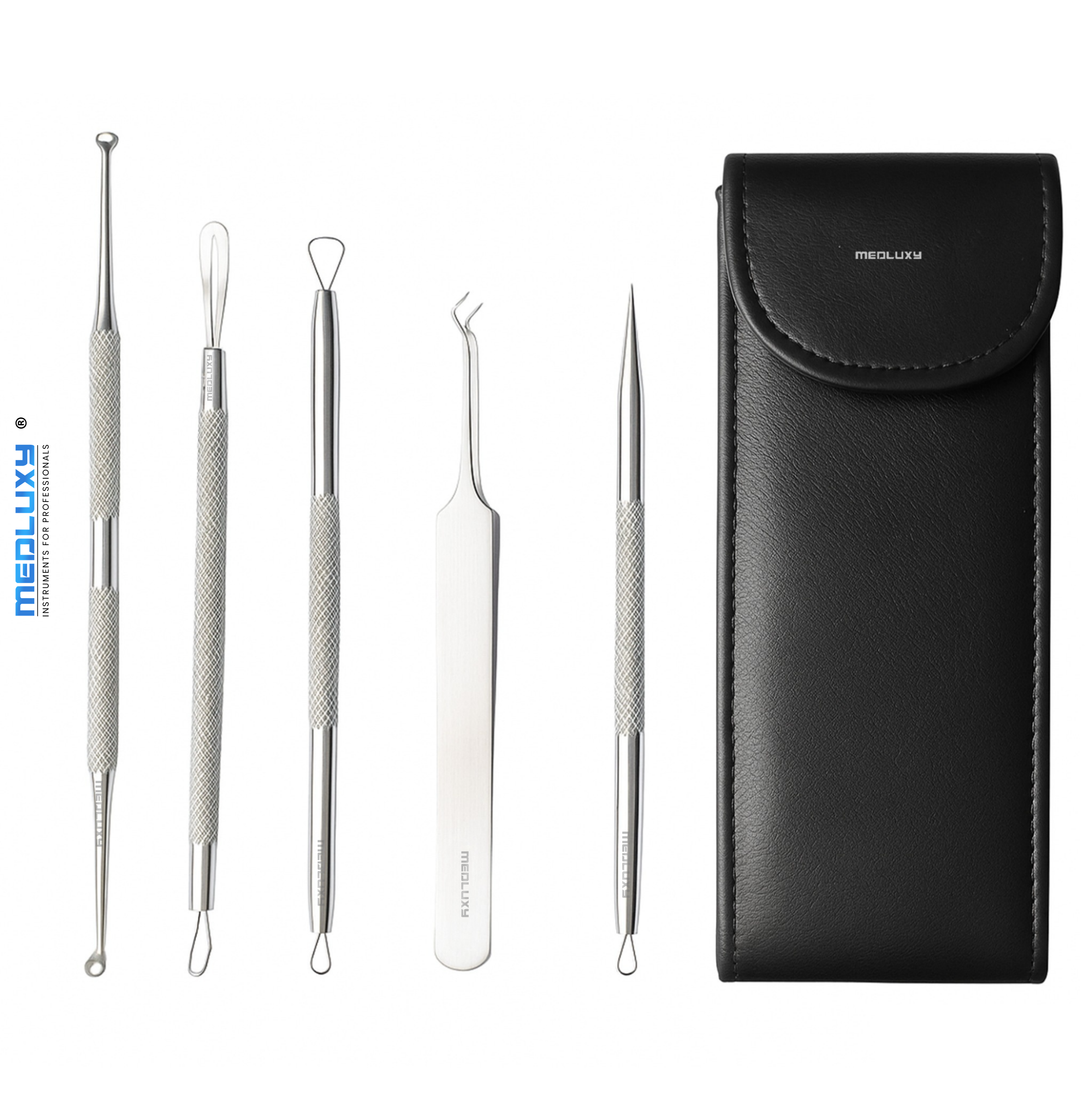 Medluxy Pro - Mee Eters Verwijderen - Comedonen - Set van 5